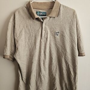 Big Dogs Men's Beige Polo Shirt